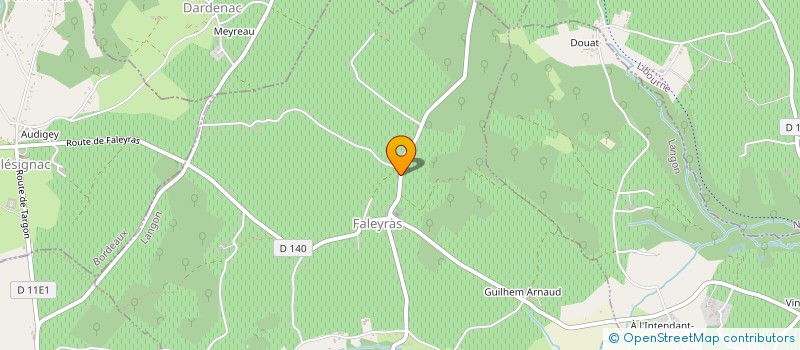 localisation de l'entreprise MADAME VALERIE SIMON  FALEYRAS