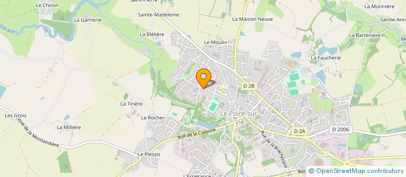 localisation de l'entreprise MADAME VALERIE SIMONE BOU  LE POIRE-SUR-VIE