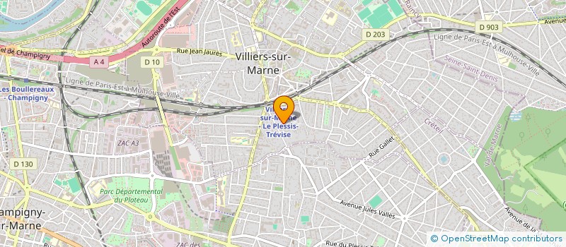 localisation de l'entreprise MADAME VALERIE SITBON  VILLIERS-SUR-MARNE