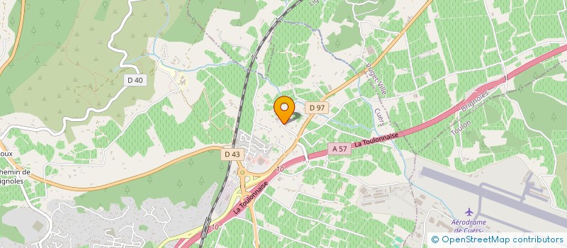 localisation de l'entreprise MADAME VALERIE SIVERT  CUERS