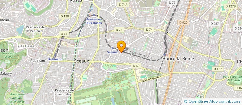 localisation de l'entreprise MADAME VALERIE SKUTELLA à SCEAUX