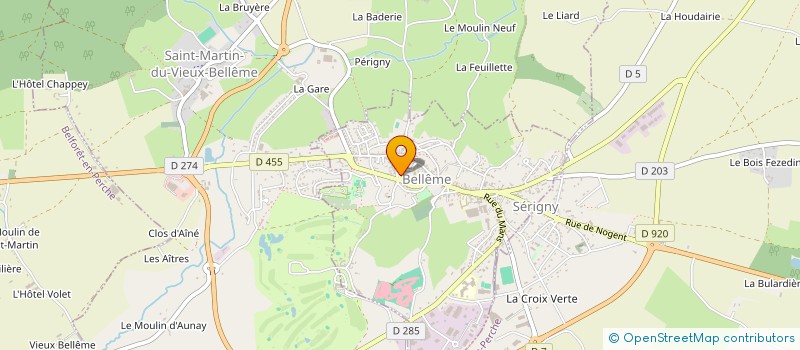 localisation de l'entreprise MADAME VALERIE SMILENKO à BELLEME