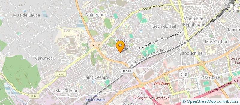 localisation de l'entreprise MADAME VALERIE SOLA  NIMES