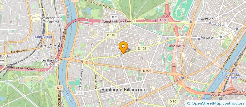 localisation de l'entreprise MADAME VALERIE SOREL à BOULOGNE-BILLANCOURT