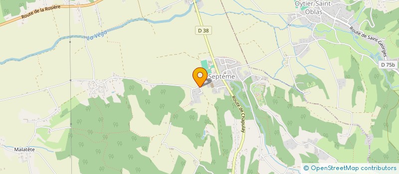 localisation de l'entreprise MADAME VALERIE SOUCHON  SEPTEME