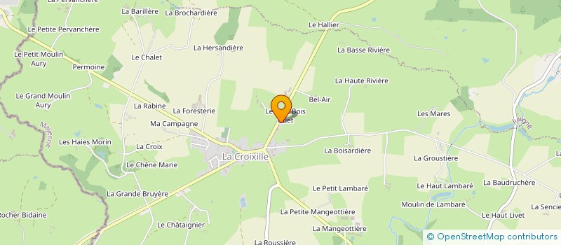 localisation de l'entreprise MADAME VALERIE SOUDAN  LA CROIXILLE