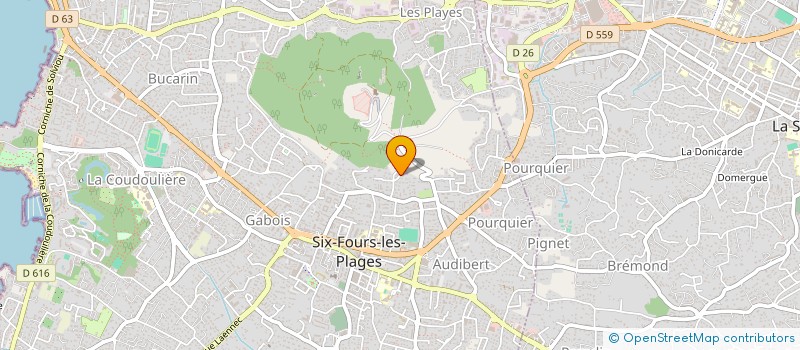 localisation de l'entreprise MADAME VALERIE SOUMEIRE à SIX-FOURS-LES-PLAGES