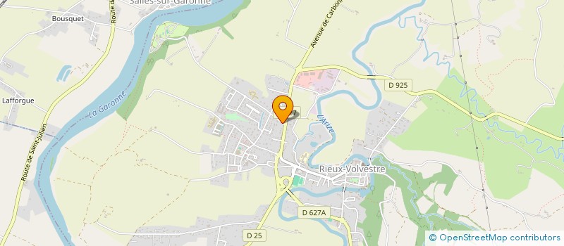 localisation de l'entreprise MADAME VALERIE SOURROUILLE  RIEUX-VOLVESTRE