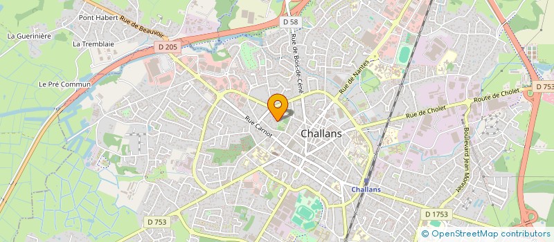 localisation de l'entreprise MADAME VALERIE SOUTIN  NOTRE-DAME-DE-RIEZ