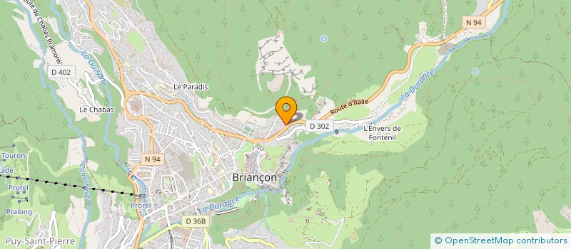 localisation de l'entreprise MADAME VALERIE SPECHT à BRIANCON