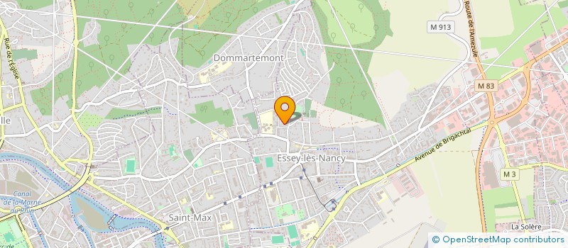 localisation de l'entreprise MADAME VALERIE STREHLEN  ESSEY-LES-NANCY