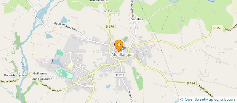 localisation de l'entreprise MADAME VALERIE STRUGACZ  MONFLANQUIN