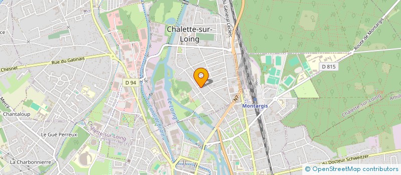 localisation de l'entreprise MADAME VALERIE SUAUD à CHALETTE-SUR-LOING
