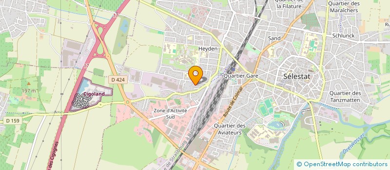 localisation de l'entreprise MADAME VALERIE SUPPER  SELESTAT