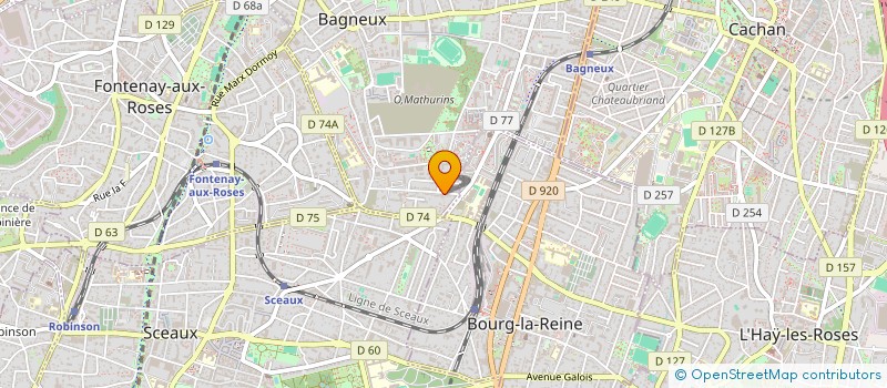 localisation de l'entreprise MADAME VALERIE SUSANA à BAGNEUX