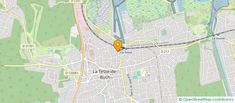 localisation de l'entreprise MADAME VALERIE SUTRA à LA TESTE-DE-BUCH
