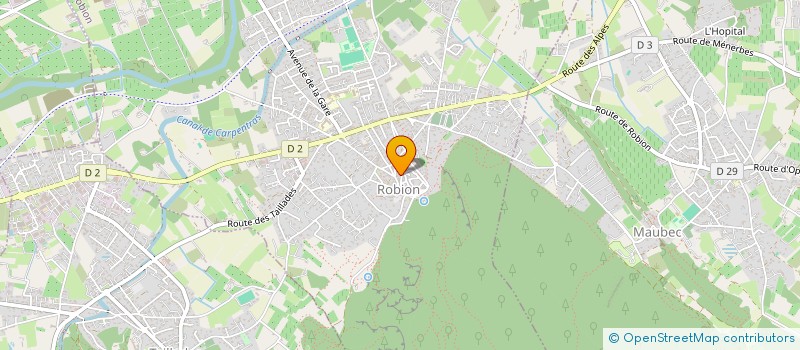 localisation de l'entreprise MADAME VALERIE SZAKOS  ROBION