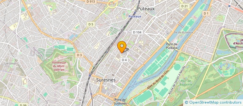 localisation de l'entreprise MADAME VALERIE TABET à SURESNES