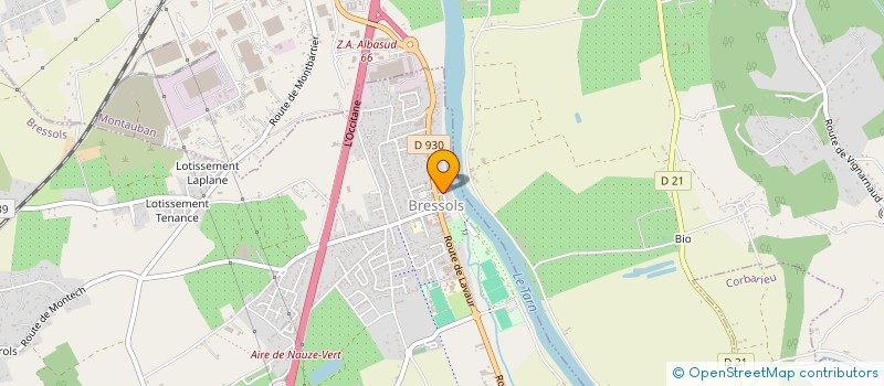 localisation de l'entreprise MADAME VALERIE TAFFERNER  BRESSOLS