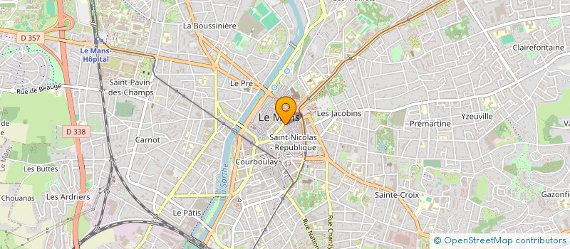 localisation de l'entreprise MADAME VALERIE TAFFOREAU  LE MANS