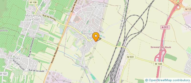 localisation de l'entreprise MADAME VALERIE TAIEB  PERRIGNY-LES-DIJON