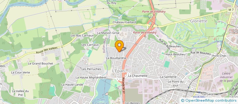 localisation de l'entreprise MADAME VALERIE TAILLANDIER à JOUE-LES-TOURS