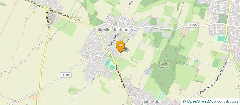 localisation de l'entreprise MADAME VALERIE TAILLEFER  COLLEVILLE-MONTGOMERY