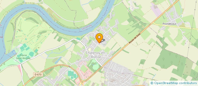 localisation de l'entreprise MADAME VALERIE TAIN  CHATENOY-EN-BRESSE