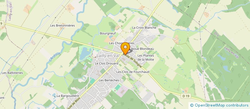 localisation de l'entreprise MADAME VALERIE TALAMON à LAILLY-EN-VAL