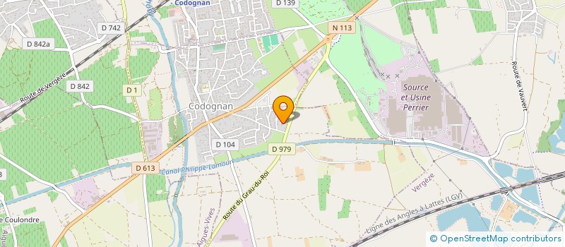 localisation de l'entreprise MADAME VALERIE TASSELLI  CODOGNAN