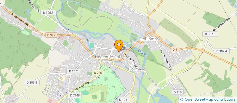 localisation de l'entreprise MADAME VALERIE TAUGOURDEAU à NOGENT-LE-ROI
