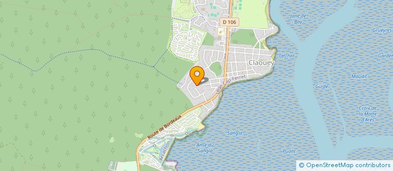 localisation de l'entreprise MADAME VALERIE TAUZIAT  LEGE-CAP-FERRET