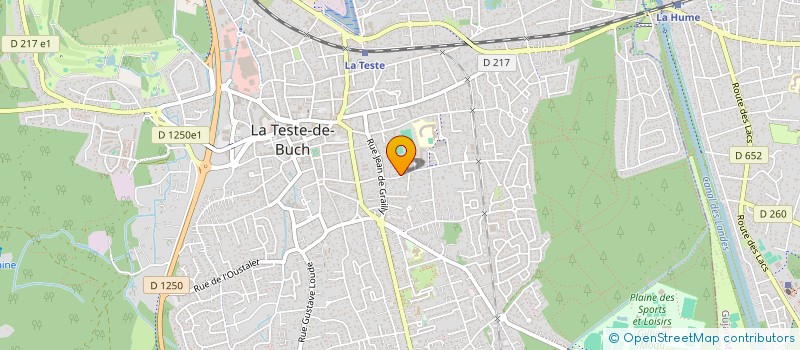 localisation de l'entreprise MADAME VALERIE TEISSEIRE  LA TESTE-DE-BUCH