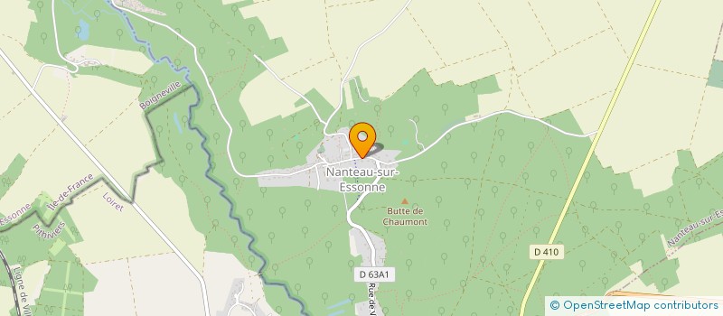 localisation de l'entreprise MADAME VALERIE TELLIER  NANTEAU-SUR-ESSONNE