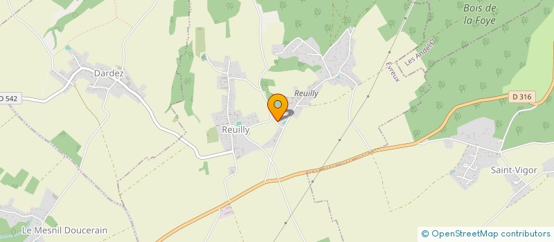 localisation de l'entreprise MADAME VALERIE TERRASSE  REUILLY