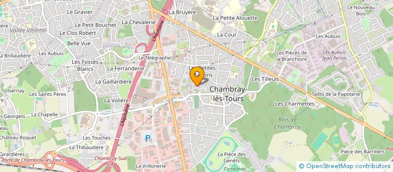 localisation de l'entreprise MADAME VALERIE TERRASSON  CHAMBRAY-LES-TOURS