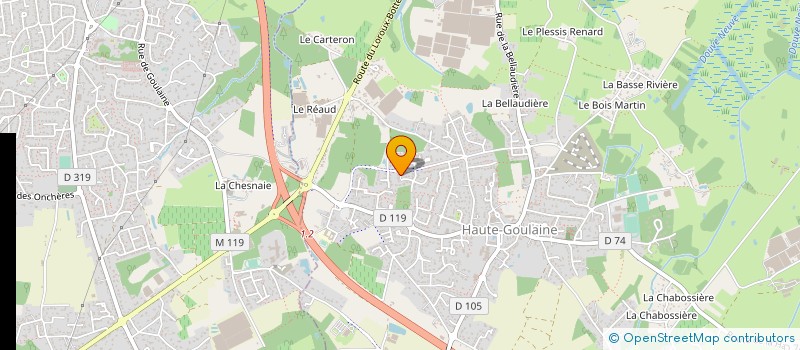 localisation de l'entreprise MADAME VALERIE TESSIER  HAUTE-GOULAINE