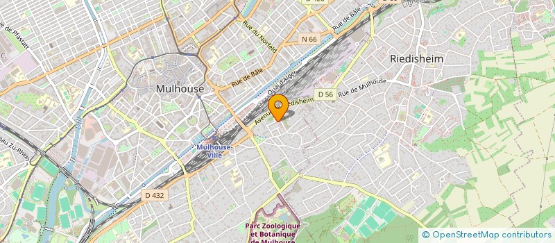 localisation de l'entreprise MADAME VALERIE THERY  MULHOUSE