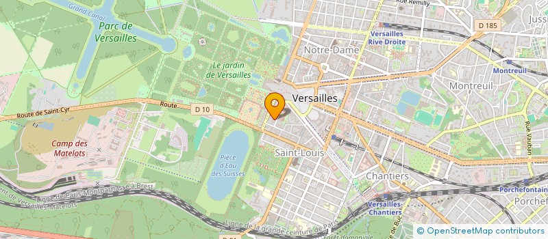 localisation de l'entreprise MADAME VALERIE THEVENOT à VERSAILLES
