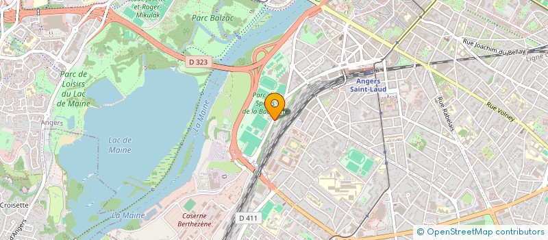 localisation de l'entreprise MADAME VALERIE THIAU  ANGERS