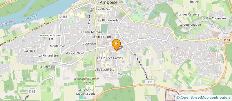 localisation de l'entreprise MADAME VALERIE THIBAULT à AMBOISE