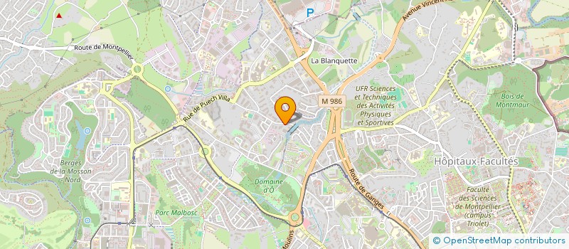 localisation de l'entreprise MADAME VALERIE THIEFFRY à MONTPELLIER