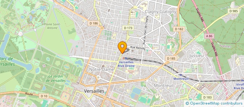 localisation de l'entreprise MADAME VALERIE THIELEMANS à VERSAILLES