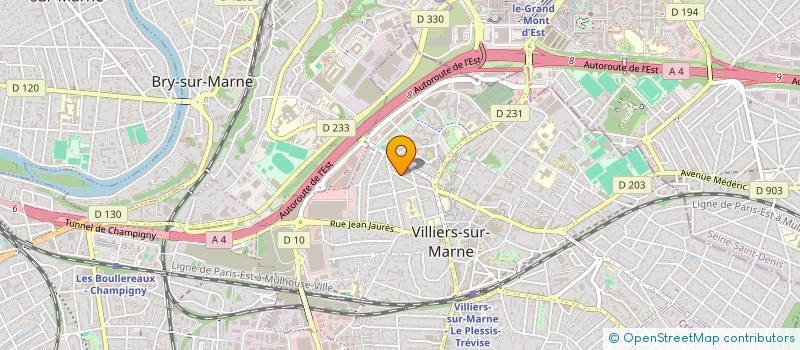 localisation de l'entreprise MADAME VALERIE THIESSE à VILLIERS-SUR-MARNE