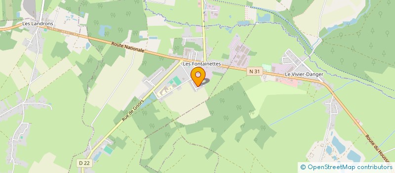 localisation de l'entreprise MADAME VALERIE THIESSELIN  SAINT-AUBIN-EN-BRAY