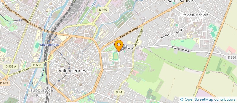 localisation de l'entreprise MADAME VALERIE THIEULEUX à VALENCIENNES
