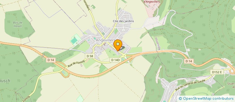 localisation de l'entreprise MADAME VALERIE THIRY  ANGEVILLERS