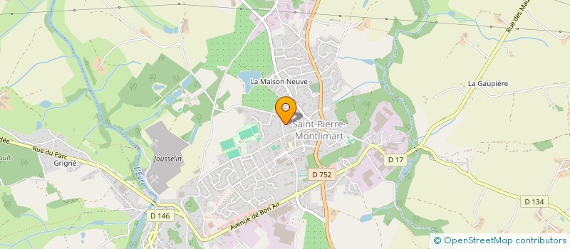 localisation de l'entreprise MADAME VALERIE THOBOIS à MONTREVAULT-SUR-EVRE
