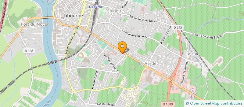 localisation de l'entreprise MADAME VALERIE THOMAS à LIBOURNE