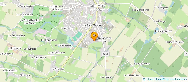 localisation de l'entreprise MADAME VALERIE THOMAS à CELLIER (LE)